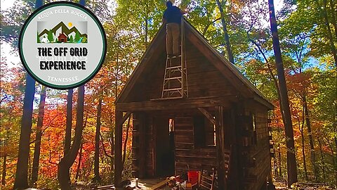 An Original Off Grid Cabin | Part 2 | Ep. 3 | Roof Leak? Torrential Rain, Start of Interior