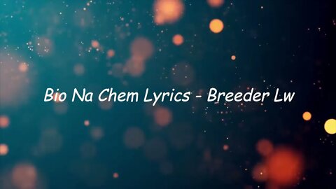 BREEDER LW - "Bio Na Chem" (Official Music Video) lyrics