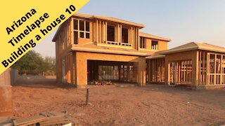 Arizona Building a house time-lapse 10