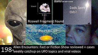 Live Chat with Paul; -198- Weekly UFO vid catch up + Alien Encounters Cases reviewed + UFO topics