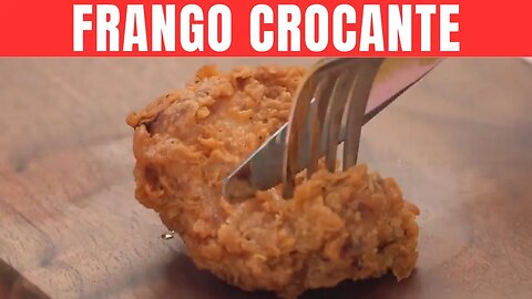 Receita de frango frito crocante e delicioso.