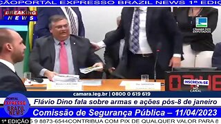 AO VIVO: Flávio Dino fala sobre armas e ações pós-8 de janeiro
