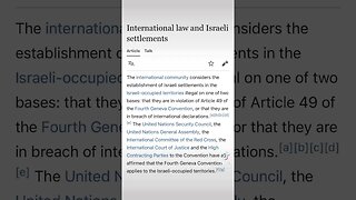 What #internationallaw says about #settlements #Gaza #WestBank #Palestine