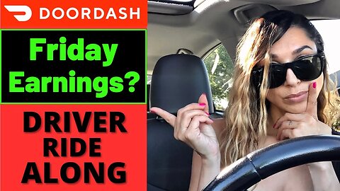 DoorDash Driver Ride Along Food Delivery | Friday's Earnings? (Part 2)