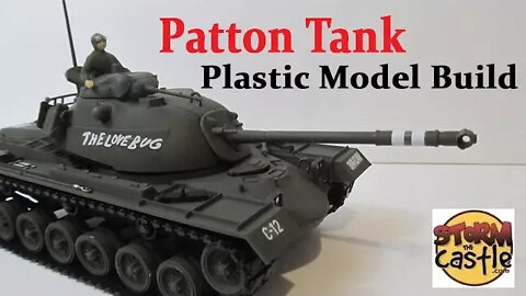 Patton Tank Plastic Model Build