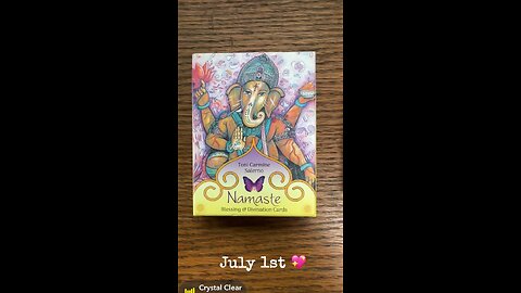 7/1/24 card: blessing of clarity