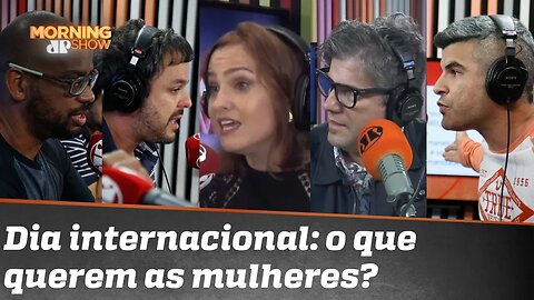 Botamos um monte de homem pra falar com a Paulinha sobre feminismo e a luta das mulheres