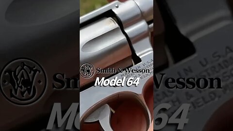 Smith and Wesson Model 64 service revolver: full video link in comments #revolver #shorts