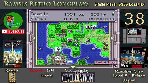 Sid Meier's Civilization | 1994 | SNES | Prince | Random | Japan - Episode #38