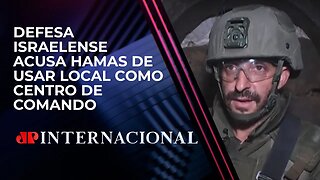 Vídeo do exército de Israel mostra túneis que ficam embaixo de hospital em Gaza | JP INTERNACIONAL