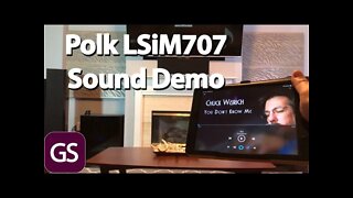 Polk Audio LSiM707 Sound Demo Chuck Weirich - Rise Test 1