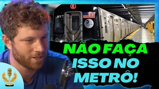 PERIGOS do metrô nos ESTADOS UNIDOS | Cortes de Podcast