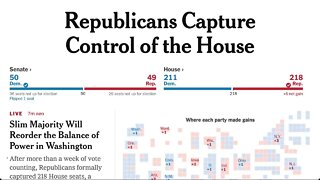 🟨 美國2022年中期選舉結果：民主黨控制參議院、共和黨控制眾議院