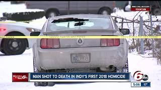 Man found dead in car is Indy's first homicide of 2018
