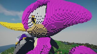 Minecraft Espio The Chameleon Build - Sonic