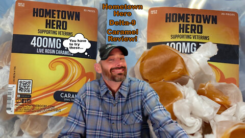 The NEW Hometown Hero Delta-9 Live Rosin Caramels have arrived and I'm so excited to review them!