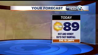 Tuesday midmorning forecast