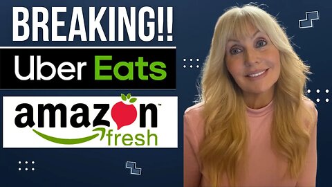 BREAKING! UBER PARTNERS with ALBERTSONS & AMAZON'S high-tech shopping cart! Gig Life News