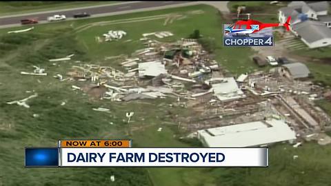 Dairy Farm Destroyed in Fond Du Lac County