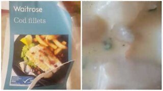 Woman finds worm in food