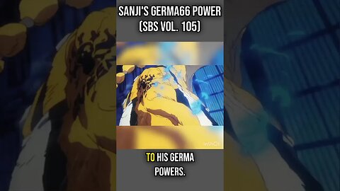 Sanji's Germa66 Powers (SBS Vol. 105)