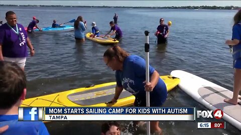 Florida mom starts sailing for kids to help children with Autism
