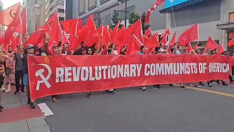Nothing to see here… Philly communist party march