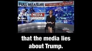 Captioned - Researched and found the media lies about Trump