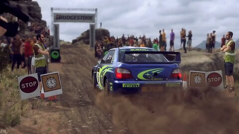 DiRT Rally 2 - Impreza Grinds Through Acantilados y Rocas