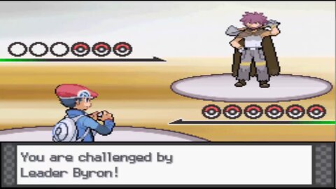 Pokemon Platinum - Canalave Gym Leader Battle: Byron