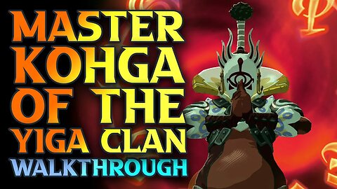 TotK Master Kohga Of The Yiga Clan Walkthrough - Tears Of The Kingdom Part 68B