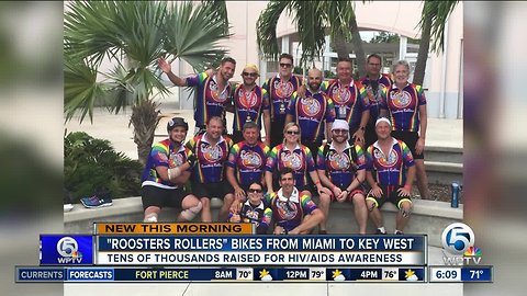 Roosters Rollers bike for good cause