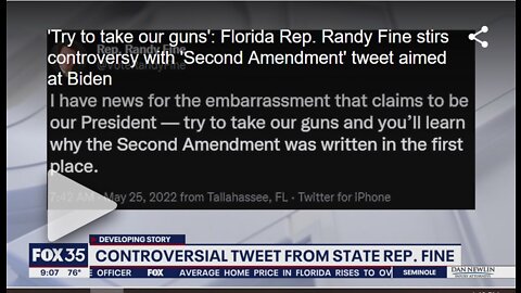 'Try to take our guns': Florida Rep. Randy Fine stirs controversy with 'Second Amendment' tweet