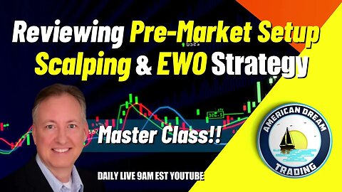 Powerful Stock Market Strategies - Reviewing Pre-Market Setup Using Scalping And EWO Strategies