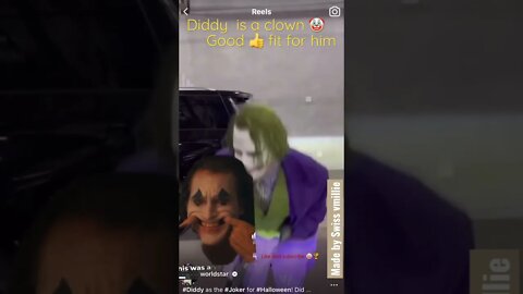 #diddy x #jokershorts 🤡🎃 funny #short 👈 this is not a #meme don’t laugh