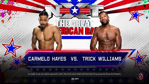 WWE 2k23 Carmelo Hayes vs Trick Williams