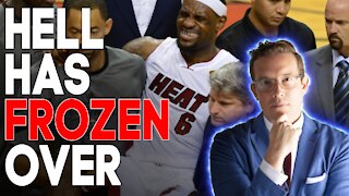 HAS HELL FROZEN OVER? LEBRON ADMITS HE WAS WRONG TO ATTACK THE POLICE