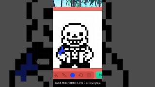 How to draw Sans in Starving Artists Roblox