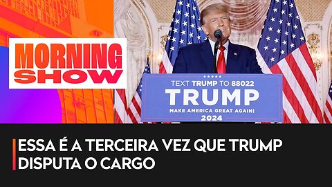 Trump anuncia pré-candidatura à Presidência dos EUA em 2024