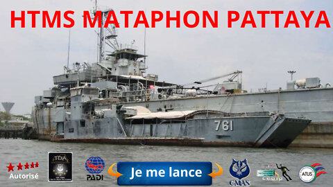😜 Plongée a koh larn sur le HTMS MATAPHON au large de Pattaya