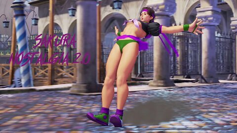 Street Fighter V Sakura Nostalgia 2.0 Outfit