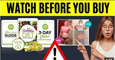 THE SMOOTHIE DIET 21 Day Rapid Weight Loss Program Review! The Smoothie Diet Review -Smoothie Diet