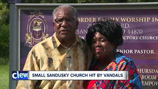 Sandusky church vandalized