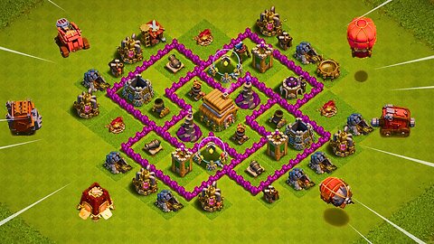Max TownHall 6 VS All 1 Max Siege Machines | Clash of Clans