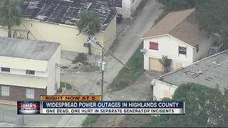 Widespread power outages in Highlands Co.