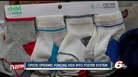 Opioid epidemic forces children into foster home