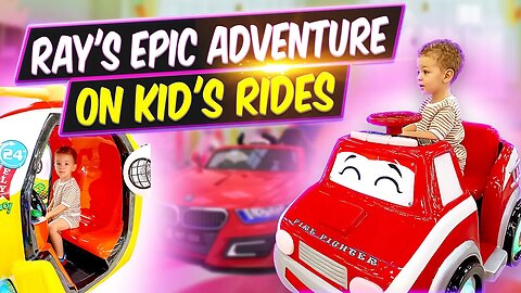 Ray's Epic Adventure On Kid's Rides!