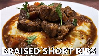 Braised Short Ribs I Slow Cooked-Melt In Your Mouth-Beef Short Ribs Recipe I By Gastro Guru