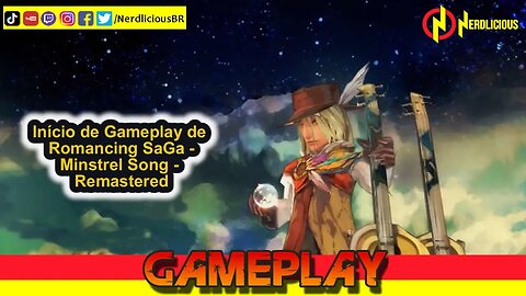 🎮 GAMEPLAY! Mais um clássico RPG remasterizado, ROMANCING SAGA - MINSTREL SONG - REMASTERED! Veja!