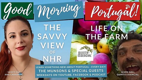 The Savvy View on NHR / Life after the fire in Portugal - on Good Morning Portugal!